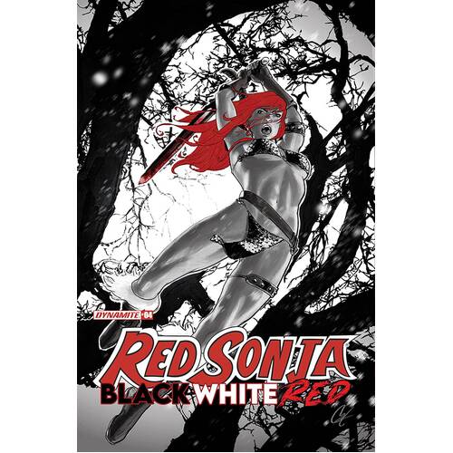 RED SONJA BLACK WHITE RED #4 CVR B STAGGS
