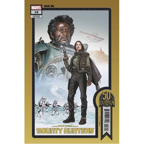 STAR WARS BOUNTY HUNTERS #18 SPROUSE LUCASFILM 50TH VAR WOBH